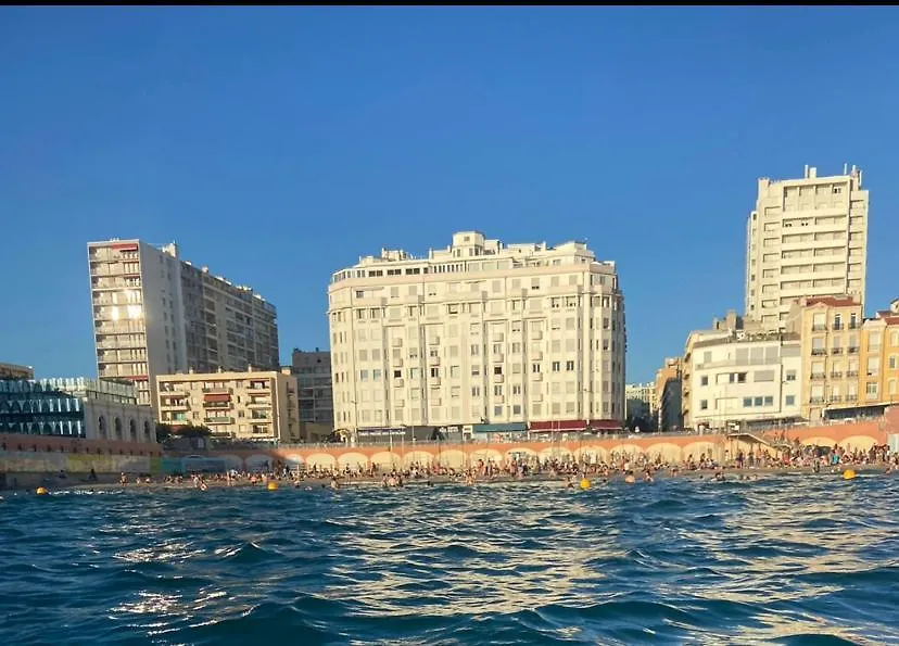 Les catalans, vue mer Marseille